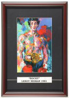 'Rocky" Custom Framed Leroy Neiman Art Print Display at PristineAuction.com