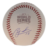 Ben Zobrist Signed 2016 World Series Baseball (Beckett) at PristineAuction.com