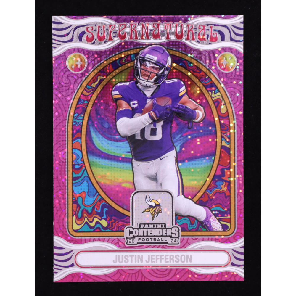 Justin Jefferson 2024 Panini Contenders Supernatural #7 at PristineAuction.com
