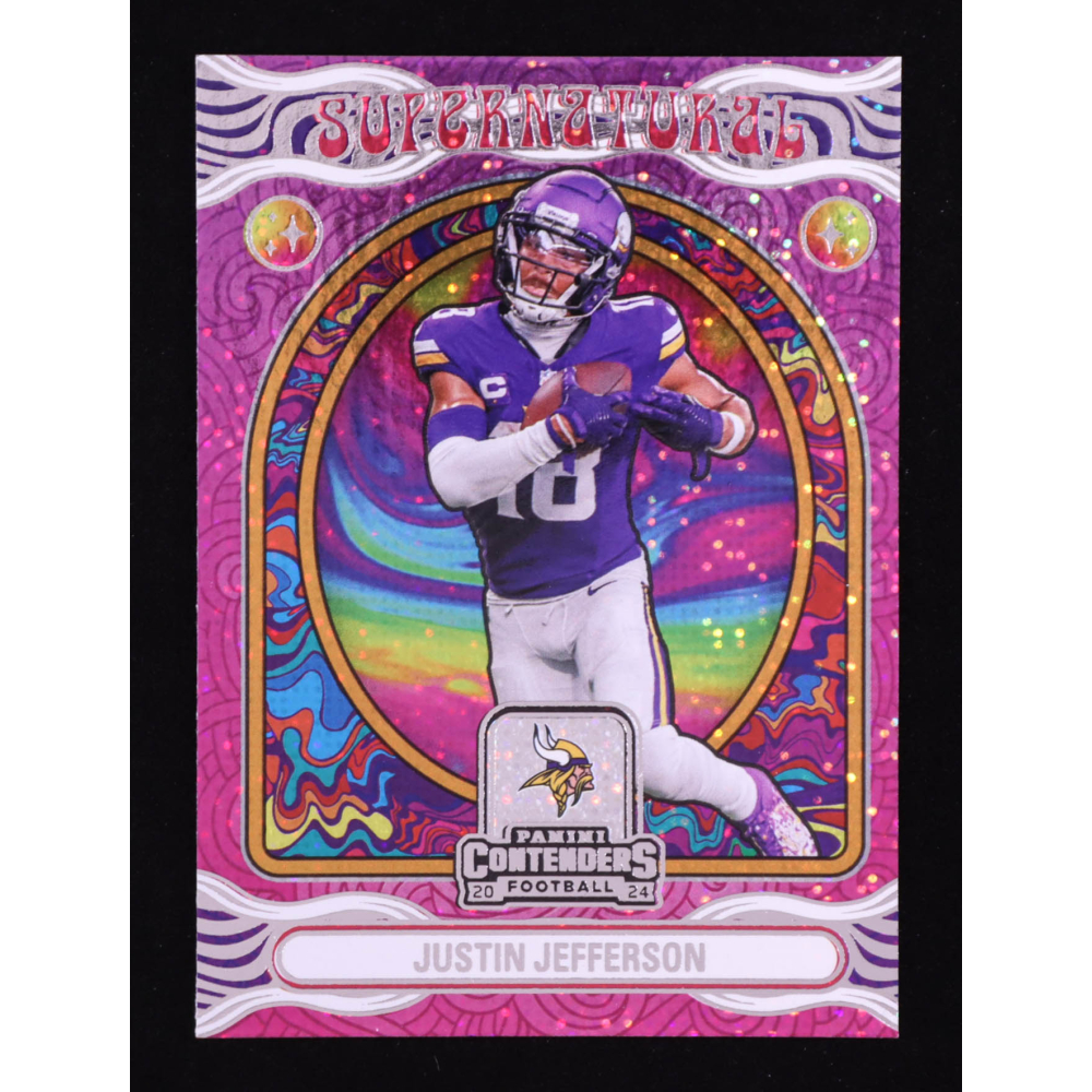 Justin Jefferson 2024 Panini Contenders Supernatural #7 at PristineAuction.com