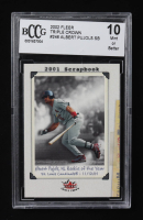 Albert Pujols 2002 Fleer Triple Crown Scrapbook NL Rookie of the Year #246 RC (BCCG 10) at PristineAuction.com