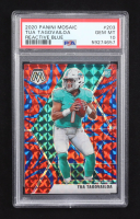 Tua Tagovailoa 2020 Panini Mosaic Reactive Blue Prizm #203 RC (PSA 10) at PristineAuction.com