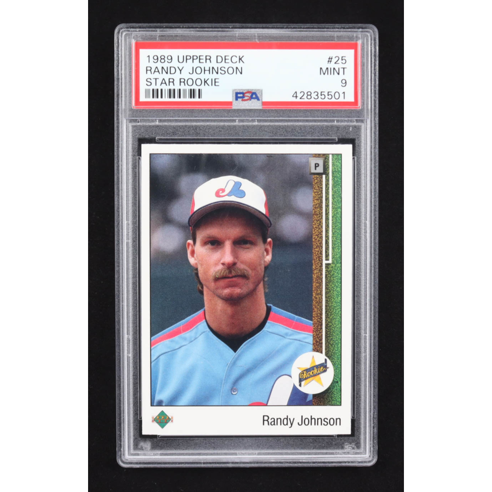 Randy Johnson 1989 Upper Deck Star Rookie #25 RC (PSA 9) at PristineAuction.com