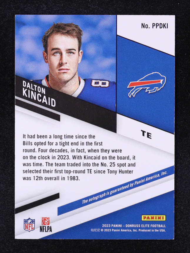 Dalton Kincaid 2023 Elite Pen Pals #23 RC at PristineAuction.com Dalton Kincaid 2023 Elite Pen Pals #23 RC at PristineAuction.com