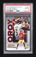 Jayden Daniels 2024 Panini Instant NFL Award Winners #AW-OROY RC #1/10479 (PSA 10) at PristineAuction.com