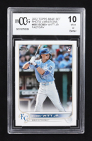 Bobby Witt Jr. 2022 Topps Base Set Photo Variations #660 Factory RC (BCCG 10) at PristineAuction.com
