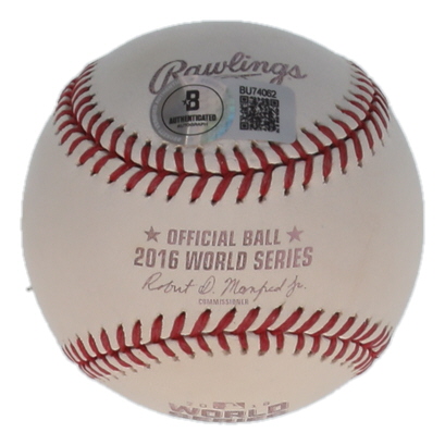 Kris Bryant Signed 2016 World Series Logo Baseball (Beckett) at PristineAuction.com Kris Bryant Signed 2016 World Series Logo Baseball (Beckett) at PristineAuction.com