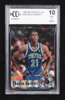 Kevin Garnett 1995-96 Topps Stadium Club #346 RC (BCCG 10) at PristineAuction.com