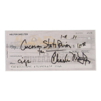 Charles Manson Signed Check (ACOA) at PristineAuction.com