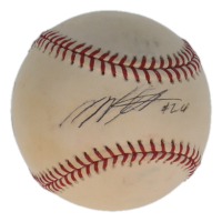 Miguel Tejada Signed OML Baseball (Beckett) at PristineAuction.com