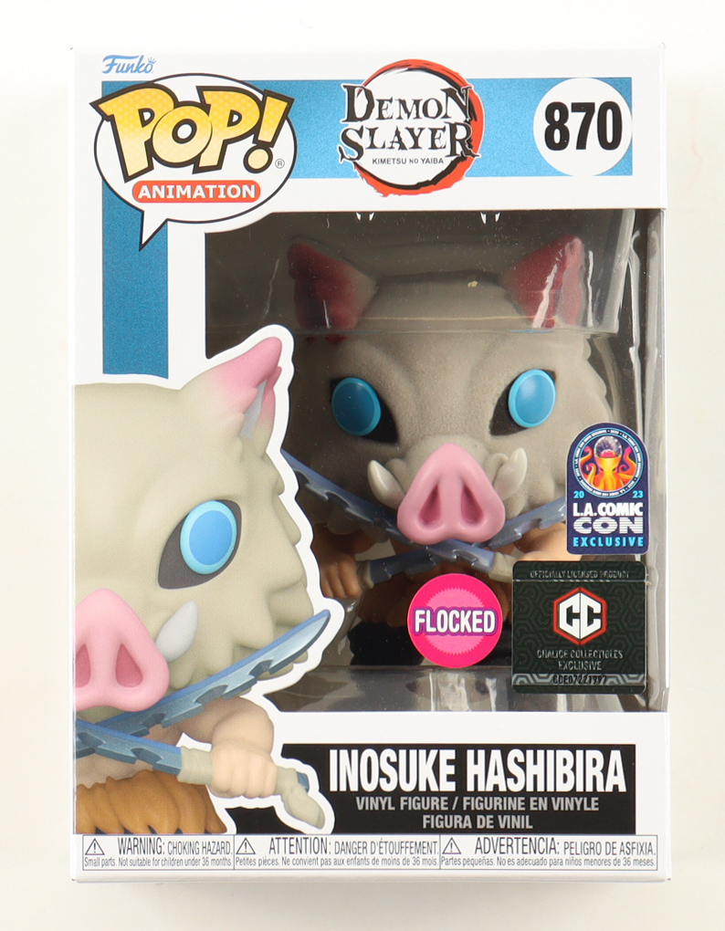 Inosuke Hashibira "Demon Slayer" #870 Funko Pop! Vinyl Figure at PristineAuction.com Inosuke Hashibira "Demon Slayer" #870 Funko Pop! Vinyl Figure at PristineAuction.com