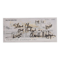 Charles Manson Signed Check (ACOA) at PristineAuction.com