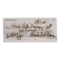 Charles Manson Signed Check (ACOA) at PristineAuction.com