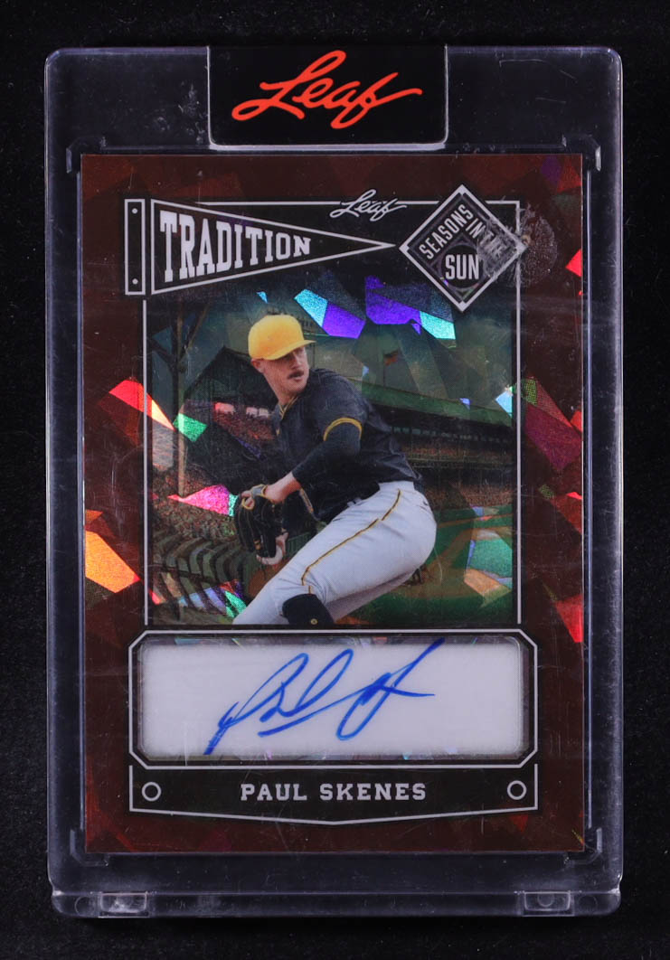 Paul Skenes 2025 Leaf Tradition Seasons in the Sun Crystal Bronze #TPS1 #17/30 at PristineAuction.com Paul Skenes 2025 Leaf Tradition Seasons in the Sun Crystal Bronze #TPS1 #17/30 at PristineAuction.com