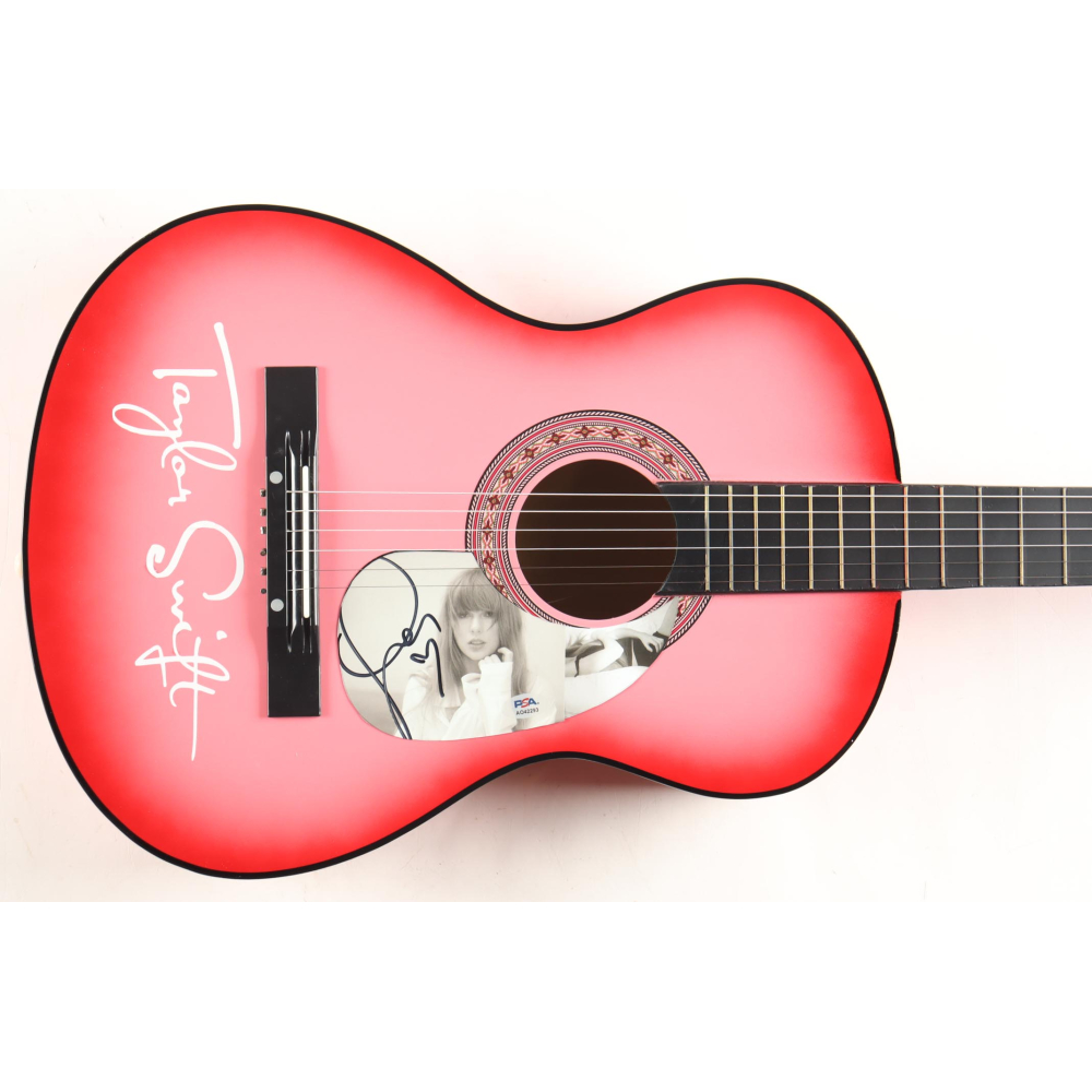 Taylor Swift Guitar with Signed Custom Insert Pickguard (PSA) at PristineAuction.com