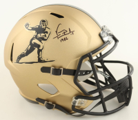 Vinny Testaverde Signed Full-Size Heisman Trophy Logo Speed Football Helmet Inscribed "1986" (Beckett) at PristineAuction.com