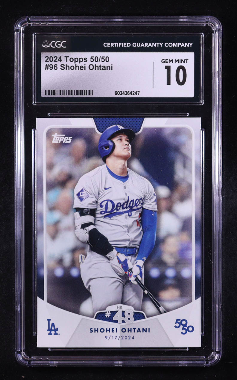 Shohei Ohtani 2024 Topps 50/50 Ohtani #96 (CGC 10) at PristineAuction.com Shohei Ohtani 2024 Topps 50/50 Ohtani #96 (CGC 10) at PristineAuction.com