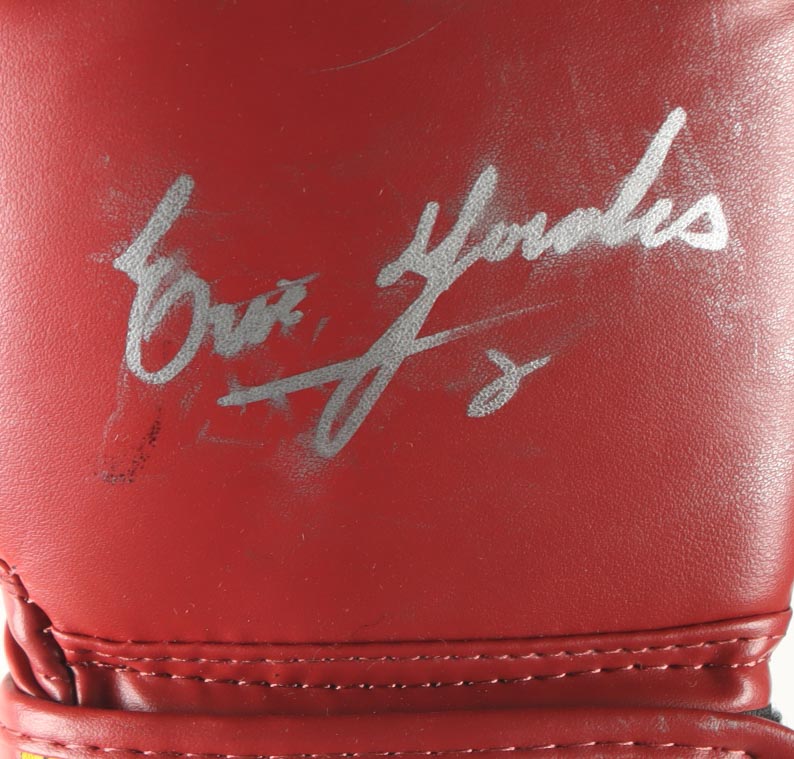 Julio Cesar Chavez, Marco Antonio Barrera & Erik Morales Signed Set of (2) Everlast Professional Boxing Gloves with Display Case (JSA) at PristineAuction.com Julio Cesar Chavez, Marco Antonio Barrera & Erik Morales Signed Set of (2) Everlast Professional Boxing Gloves with Display Case (JSA) at PristineAuction.com