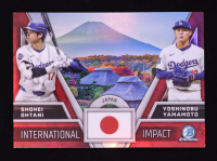 Shohei Ohtani / Yoshinobu Yamamoto 2024 Bowman Chrome International Impact #II1 at PristineAuction.com
