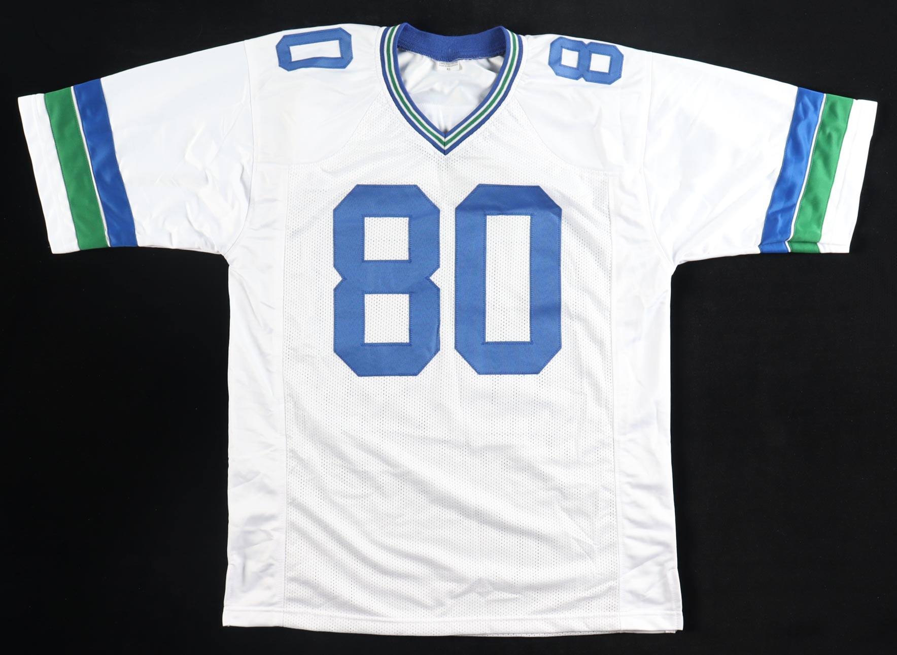 Steve Largent Signed Jersey (JSA) at PristineAuction.com Steve Largent Signed Jersey (JSA) at PristineAuction.com