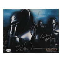 Grace Park, Tricia Helfer & Lucy Lawless Signed "Battlestar Galactica" 8x10 Photo (ACOA) at PristineAuction.com