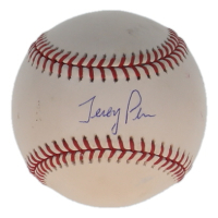 Jeremy Pena Signed OML Baseball (Beckett) at PristineAuction.com