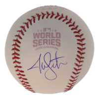 Jon Lester Signed 2016 World Series Baseball (Beckett) at PristineAuction.com