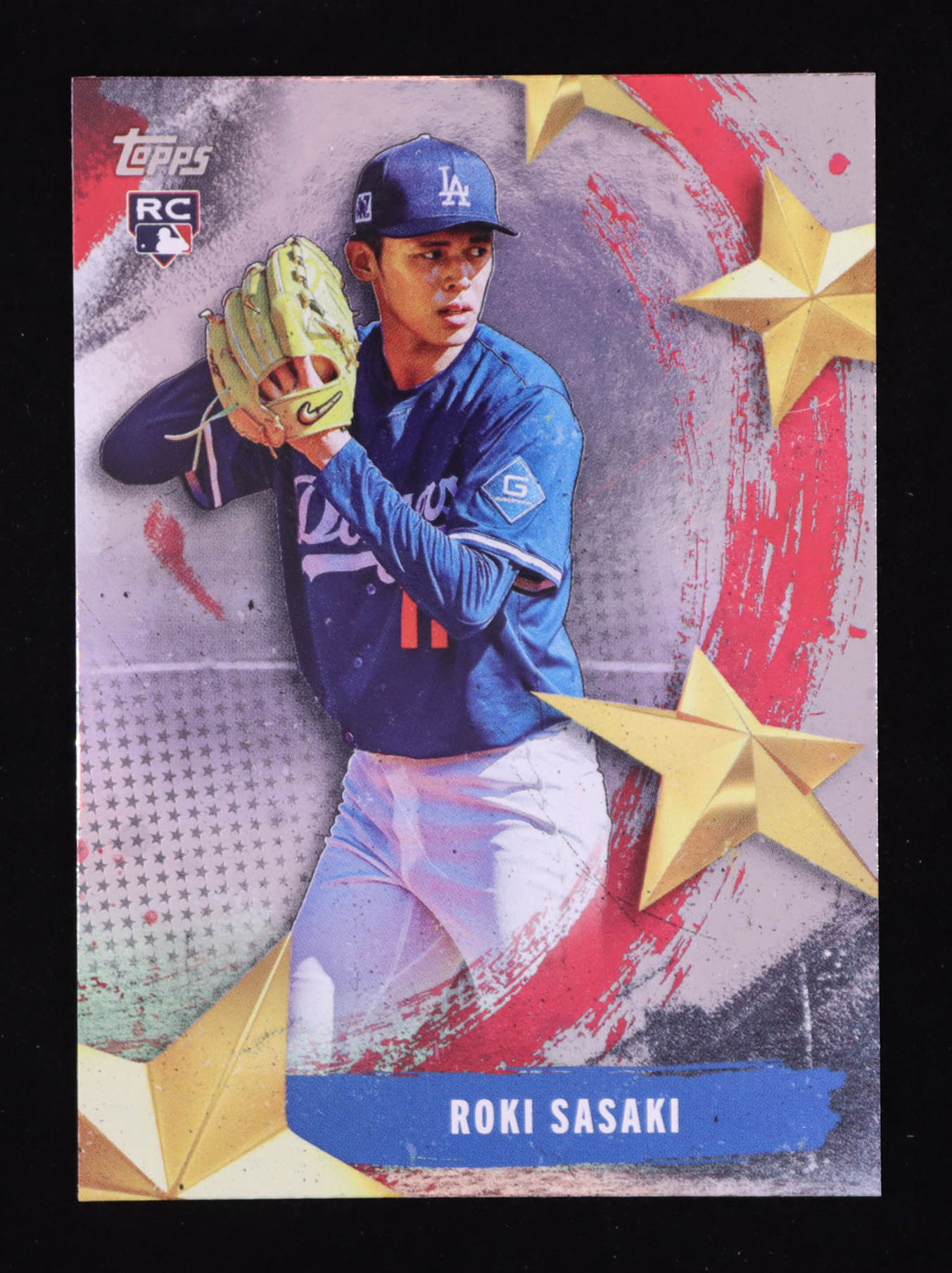 Roki Sasaki 2025 Topps Stars Of MLB #SMLB53 RC at PristineAuction.com Roki Sasaki 2025 Topps Stars Of MLB #SMLB53 RC at PristineAuction.com