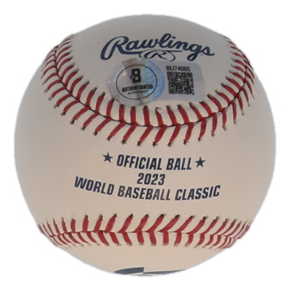 Bobby Witt Jr. Signed 2023 World Baseball Classic Logo Baseball (Beckett) at PristineAuction.com Bobby Witt Jr. Signed 2023 World Baseball Classic Logo Baseball (Beckett) at PristineAuction.com