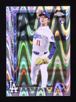 Roki Sasaki 2025 Topps Chrome Lava Refractors #217 RC at PristineAuction.com