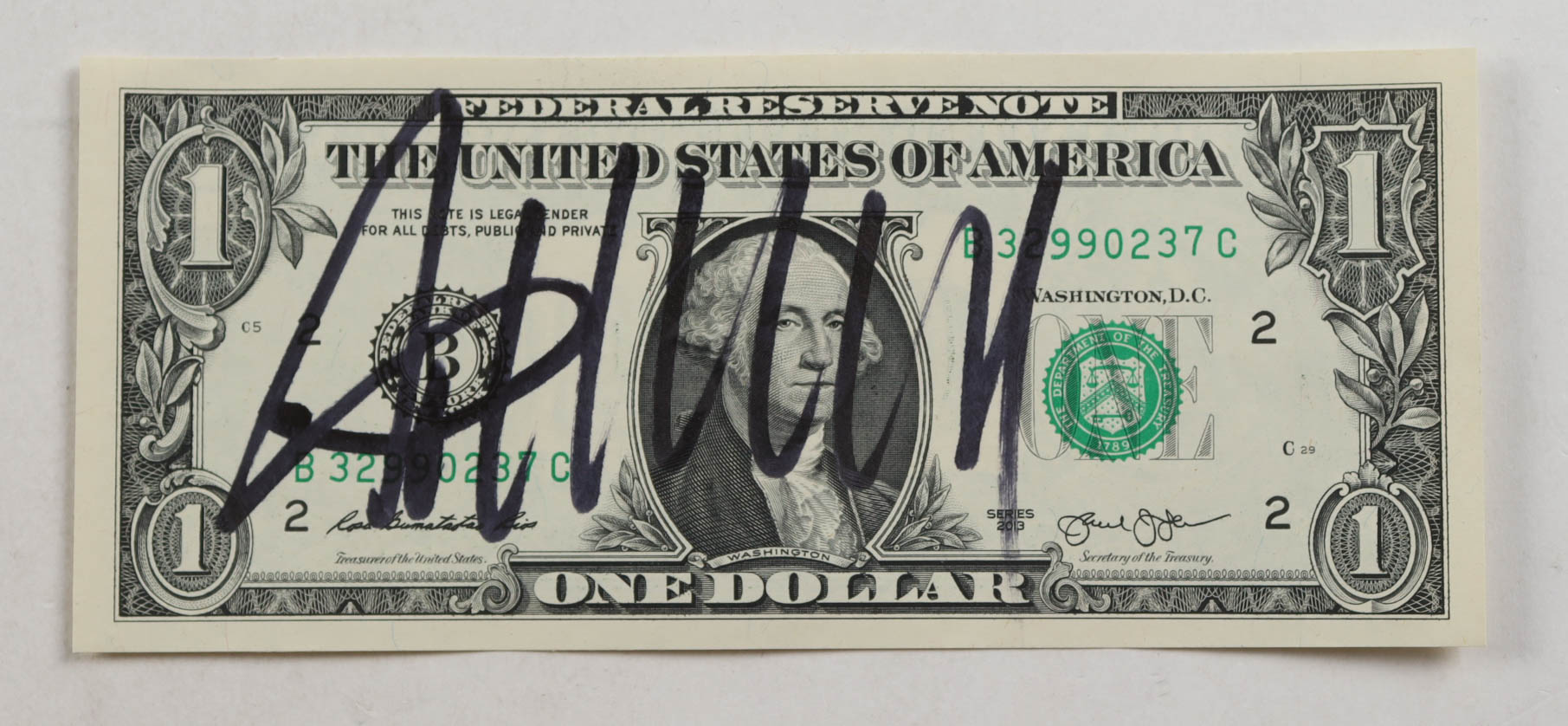 Donald Trump Signed $1 United States Bill (Beckett) at PristineAuction.com Donald Trump Signed $1 United States Bill (Beckett) at PristineAuction.com