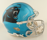 Diontae Johnson Signed Panthers Full-Size Authentic Flash Alternate Speed Helmet (JSA) at PristineAuction.com