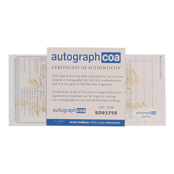 Charles Manson Signed Check (ACOA) at PristineAuction.com Charles Manson Signed Check (ACOA) at PristineAuction.com