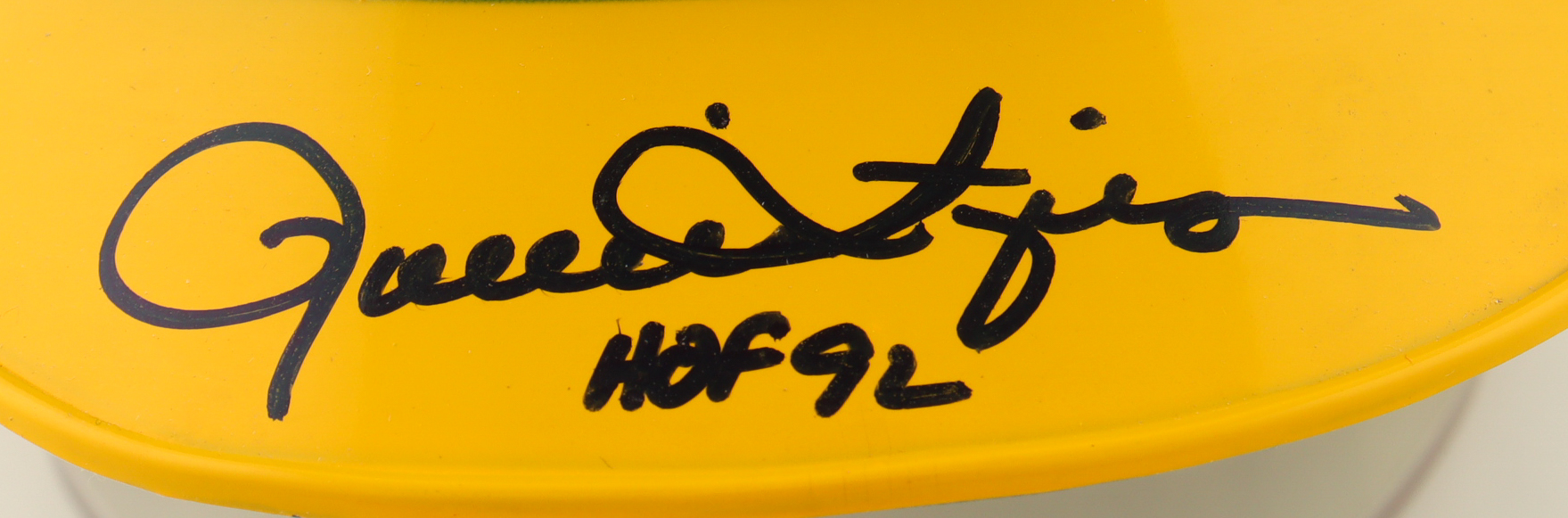 Rollie Fingers Signed Athletics Mini Batting Helmet Inscribed "HOF 92" (Beckett) at PristineAuction.com Rollie Fingers Signed Athletics Mini Batting Helmet Inscribed "HOF 92" (Beckett) at PristineAuction.com