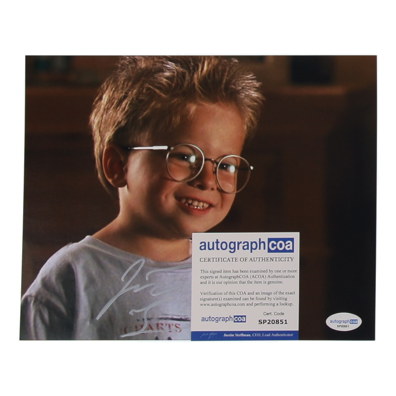 Jonathan Lipnicki Signed "Jerry Maguire" 8x10 Photo (ACOA) at PristineAuction.com Jonathan Lipnicki Signed "Jerry Maguire" 8x10 Photo (ACOA) at PristineAuction.com