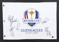 2014 Ryder Cup Golf Pin Flag Signed By (5) With Phil Mickelson, Bubba Watson, Patrick Reed, Zach Johnson (Beckett) at PristineAuction.com