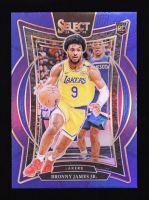 Bronny James Jr. 2024-25 Select Blue Prizms #90 RC at PristineAuction.com