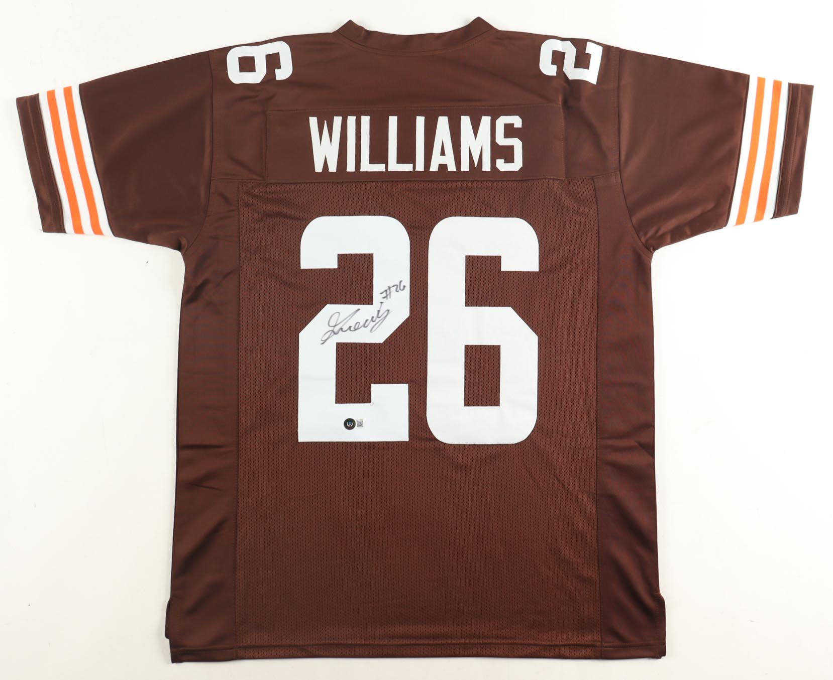 Greedy Williams Signed Jersey (Beckett) at PristineAuction.com Greedy Williams Signed Jersey (Beckett) at PristineAuction.com