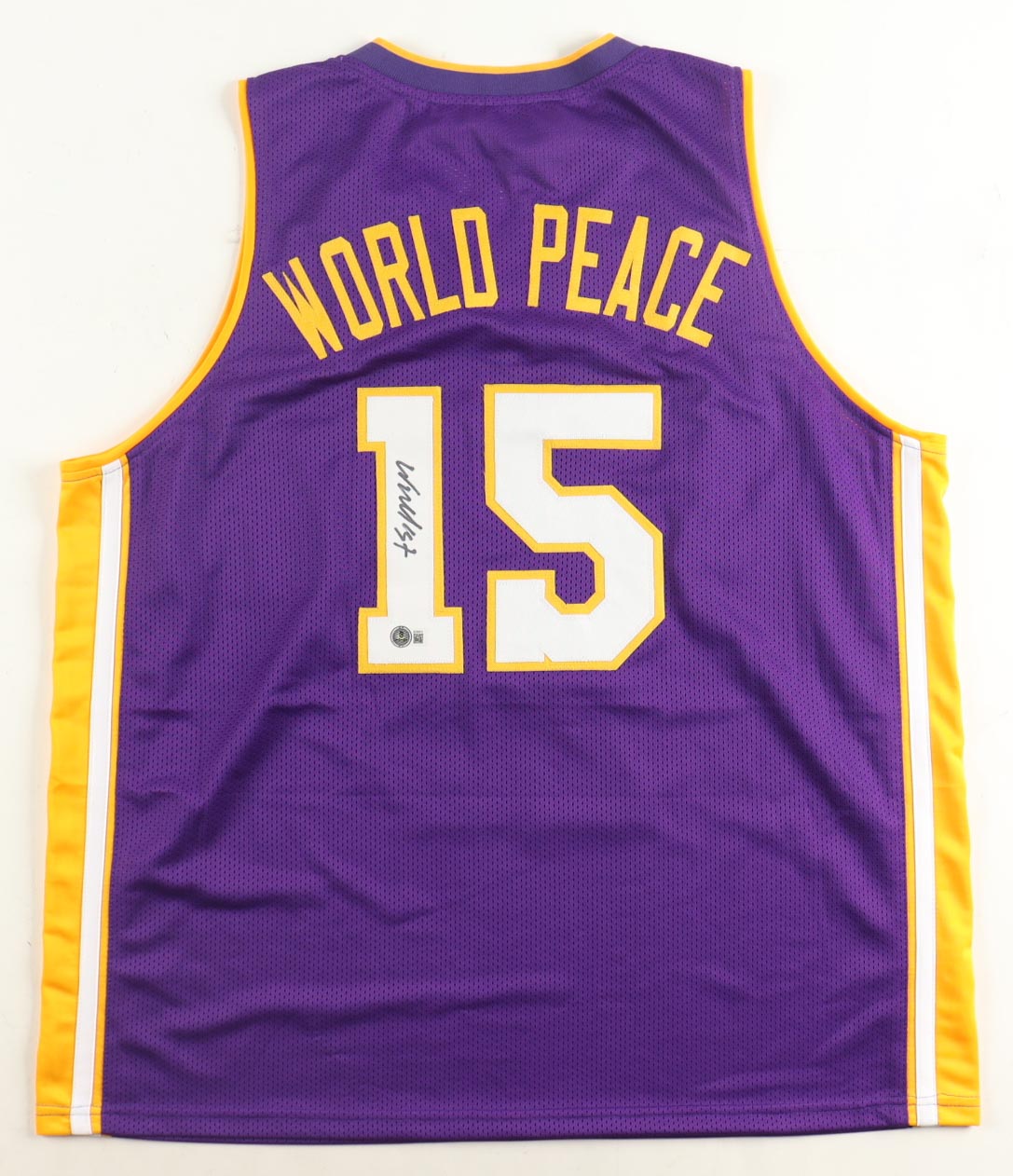 World B. Free Signed Jersey (Beckett) at PristineAuction.com World B. Free Signed Jersey (Beckett) at PristineAuction.com