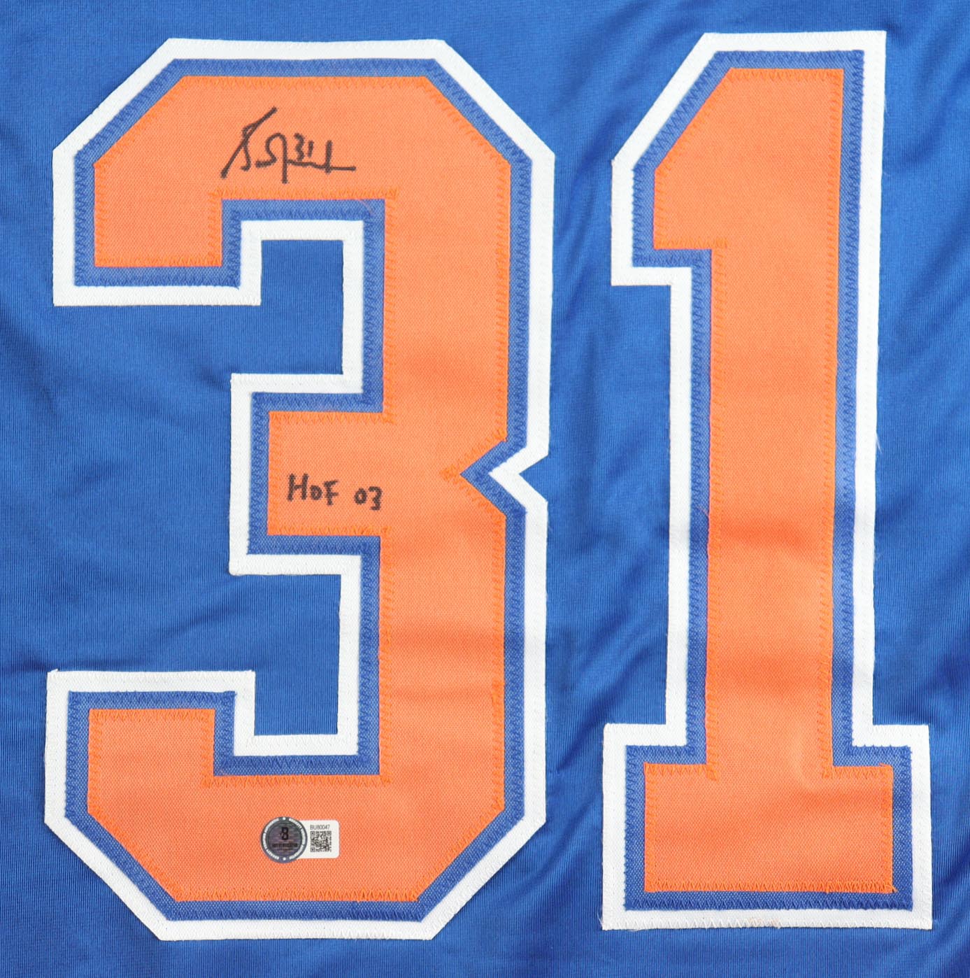 Grant Fuhr Signed Jersey Inscribed "HOF 03" (Beckett) at PristineAuction.com Grant Fuhr Signed Jersey Inscribed "HOF 03" (Beckett) at PristineAuction.com