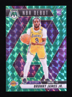 Bronny James Jr. 2024-25 Panini Mosaic Mosaic Green #262 NBA Debut at PristineAuction.com
