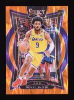 Bronny James Jr. 2024-25 Select Orange Flash Prizms #90 RC at PristineAuction.com