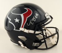 Tank Dell Signed Texans Full-Size Speed Helmet (JSA) at PristineAuction.com