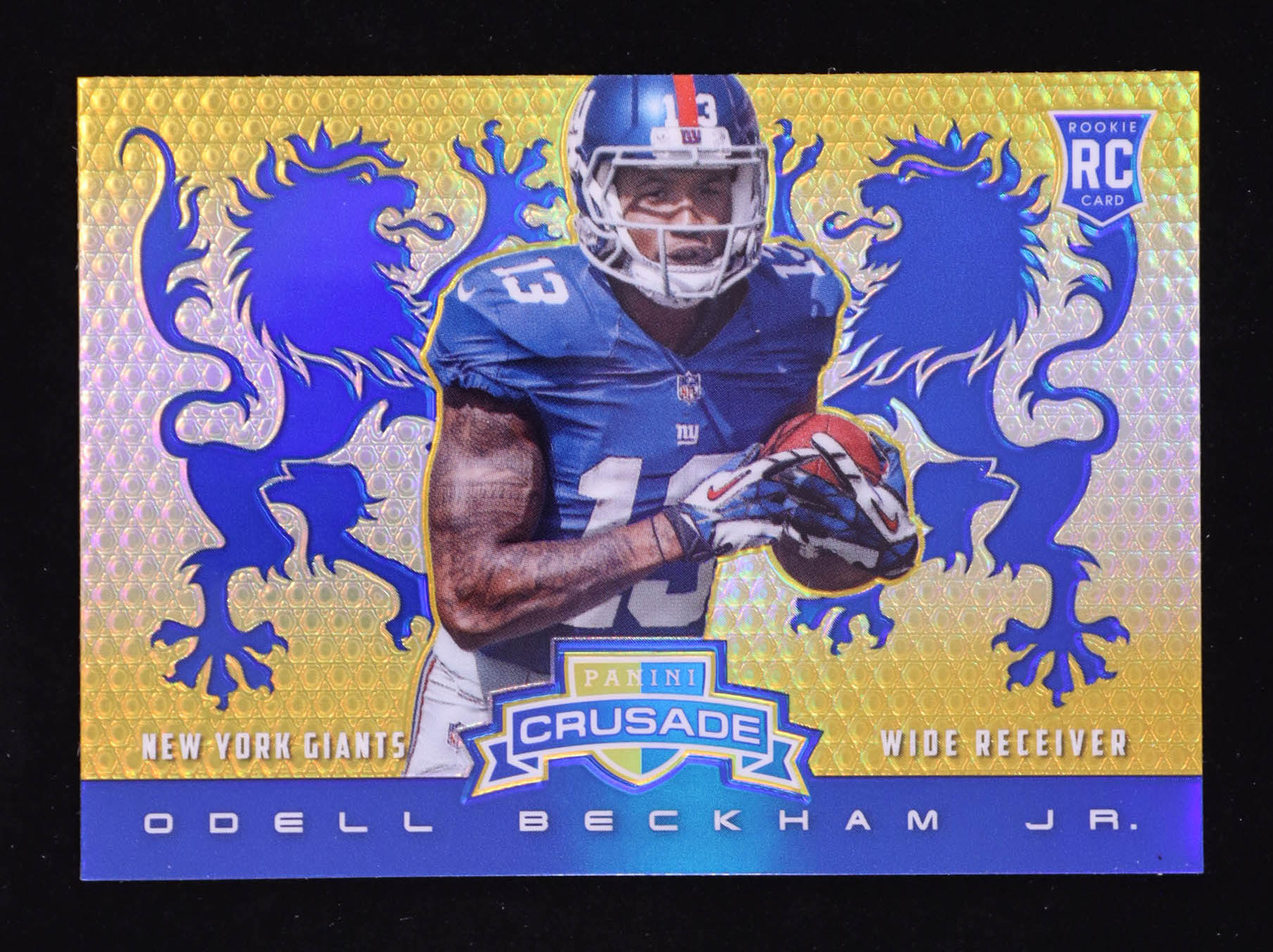 Odell Beckham Jr. 2014 Rookies and Stars Rookie Crusade Blue #32 RC at PristineAuction.com Odell Beckham Jr. 2014 Rookies and Stars Rookie Crusade Blue #32 RC at PristineAuction.com