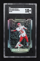 Patrick Mahomes II 2018 Panini Obsidian #72 #080/100 (SGC 10) at PristineAuction.com