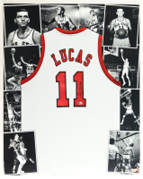 Jerry Lucas Signed Ohio State Buckeyes 29x36 Print on Foam Board (Beckett) at PristineAuction.com