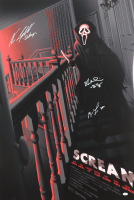 Neve Campbell, Matthew Lillard & Skeet Ulrich Signed "Scream" 27x40 Rolled Movie Poster With Character Name Inscriptions (JSA) at PristineAuction.com