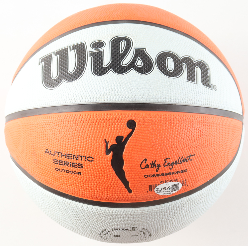 Paige Bueckers Signed WNBA Basketball (JSA) at PristineAuction.com Paige Bueckers Signed WNBA Basketball (JSA) at PristineAuction.com