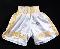 Roberto Duran Signed Boxing Trunks (Beckett) at PristineAuction.com