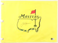Jack Nicklaus Signed Masters Tournament Pin Flag (Beckett) at PristineAuction.com